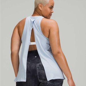 Lululemon All Tied Up Tank Blue